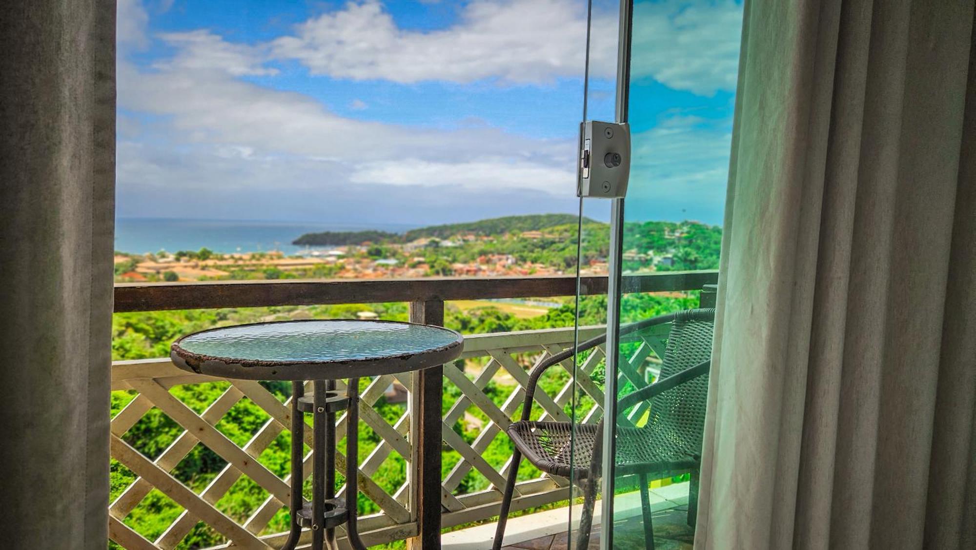 Bella Vista Ocean View Hotel Armacao dos Buzios Bagian luar foto View from a hotel room