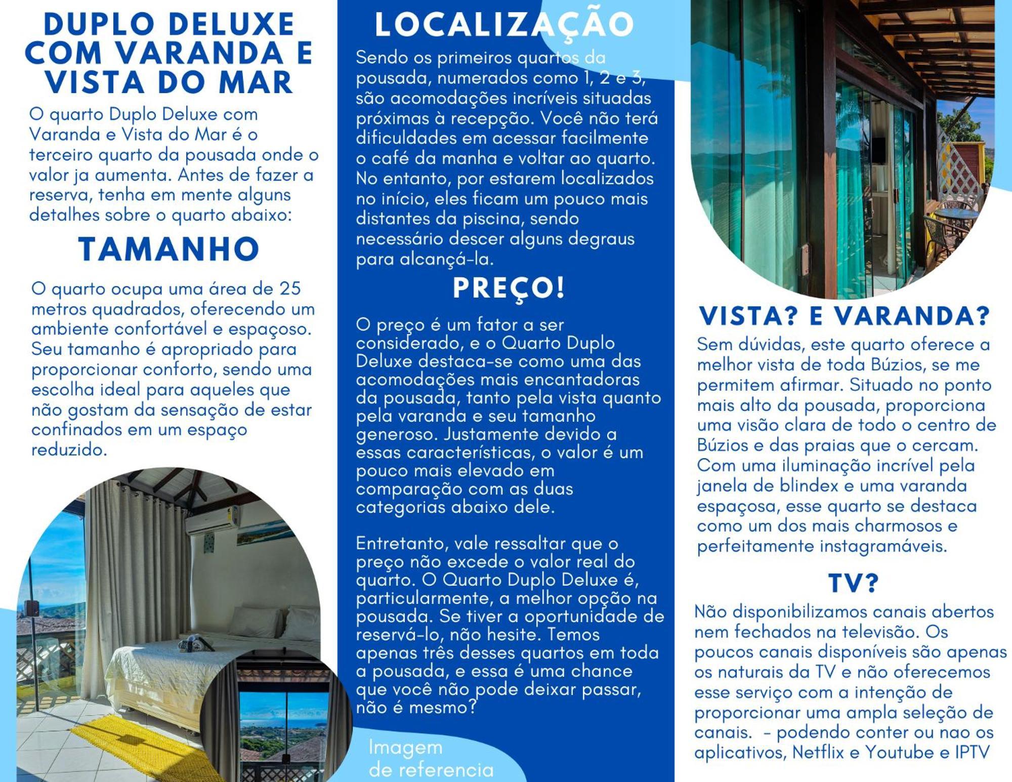 Bella Vista Ocean View Hotel Armacao dos Buzios Bagian luar foto Brochure of a hotel